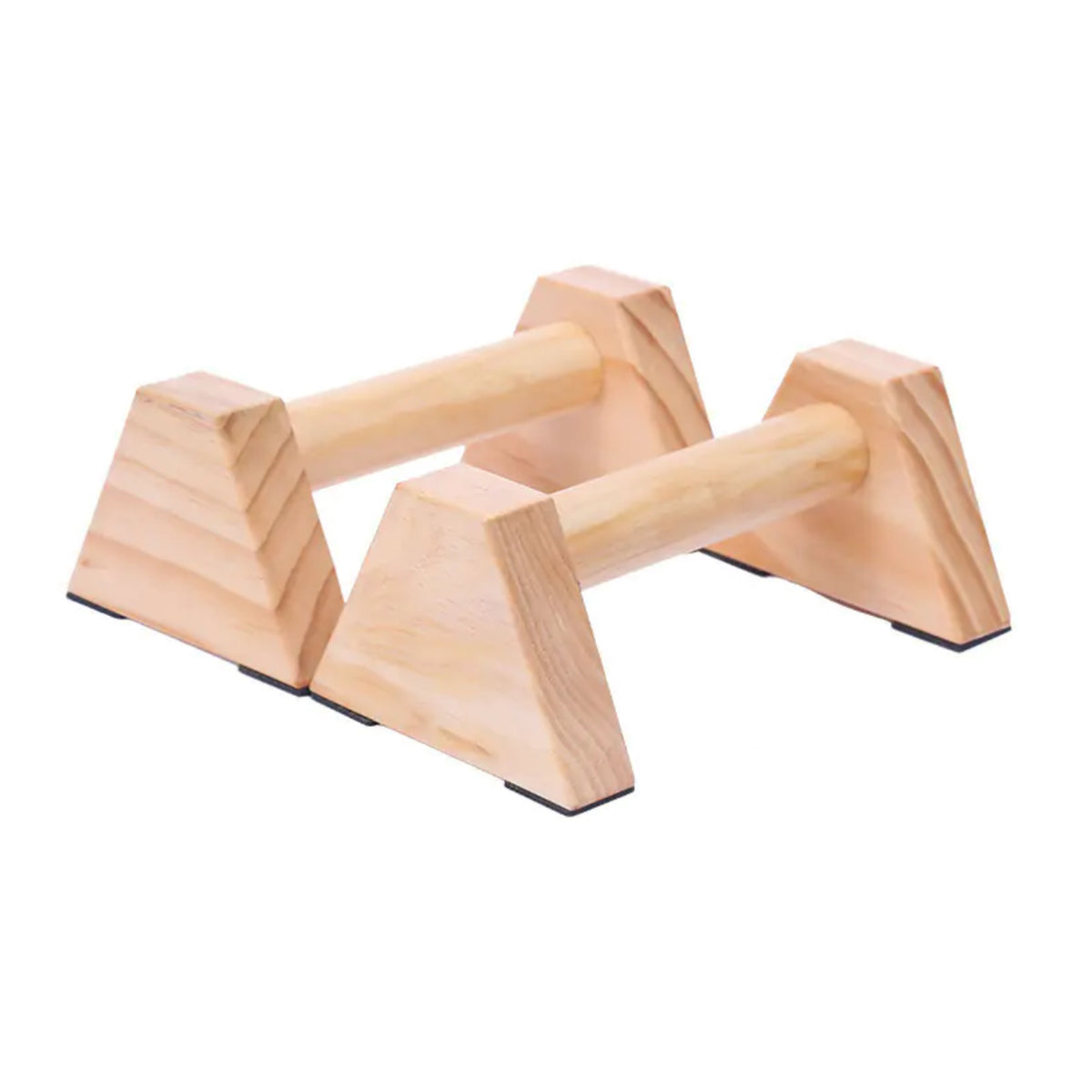 FitHydrate™ Wooden Push-Up Parallettes (25cm/30cm)